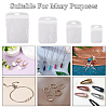 100Pcs 4 Styles Transparent Plastic Resealable Packaging Bags OPP-TA0001-03-9