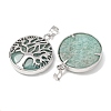 Natural Amazonite Pendants GG-CBA0251-10E-P-2