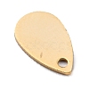 Brass Charms X-KK-O131-11G-3