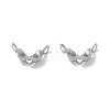Non-Tarnish 304 Stainless Steel Bead Tips STAS-P319-33P-01-1