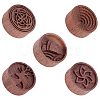 5Pcs 5 Styles Column Wood Aromatherapy Diffuser DIY-UN0008-23-1
