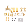 Zinc Alloy Bag Accessories Set FIND-WH0090-37-1