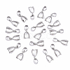 20Pcs Brass Pinch Bails KK-YW0003-44P-1