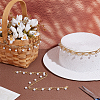 1Yards Glass & Plastic & Iron Beaded Trim OCOR-HY0001-75-4