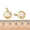 Brass Enamel Pendants KK-I371-30G-01-3