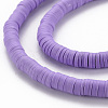 Handmade Polymer Clay Bead Strands CLAY-T002-6mm-57-3
