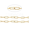 PVD Vacuum Plating 304 Stainless Steel Paperclip Chains CHS-D027-02G-1