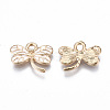 Light Gold Plated Alloy Pendants ENAM-T009-69E-RS-2
