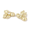 Brass Micro Pave Clear Cubic Zirconia Pendants KK-L212-05G-2