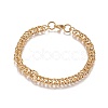Ion Plating(IP) 304 Stainless Steel Chain Bracelets BJEW-I274-12G-1