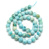 Natural Gemstone Hemimorphite Round Beads Strands G-L145-10mm-01-4