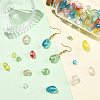 390Pcs Transparent Electroplate Glass Beads EGLA-FS0002-64-5