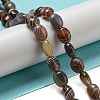 Natural Botswana Agate Beads Strands G-NH0015-C03-01-2