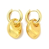 Nuggets Brass Hoop Earrings for Women EJEW-U057-06B-01G-4