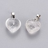 Natural Quartz Crystal Pendants G-J386-H07-2