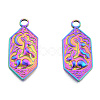 Ion Plating(IP) 201 Stainless Steel Pendants STAS-N098-254M-3