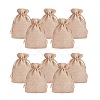 Burlap Packing Pouches Drawstring Bags ABAG-PH0001-14x10cm-05-2