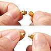 PandaHall Jewelry Brass Screw Clasps KK-PJ0001-03G-7