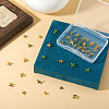 40Pcs 2 Styles Brass Enamel Eye Pin Peg Bails KK-TA0003-44-6