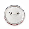 Independence Day Flat Round Tinplate Badge Pins JEWB-G021-01J-2