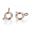 Ion Plating(IP) 304 Stainless Steel Spring Ring Clasps STAS-F224-02RG-A-2