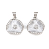 Brass Micro Clear Cubic Zirconia Peg Bails Pin Pendants KK-CBA6A75-52A-P-1