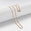 Brass Chain Necklaces X-MAK-F013-07G-1