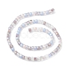 Gradient Color Electroplate Glass Bead Strands GLAA-E042-05D-2