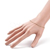 304 Stainless Steel Paperclip Chains Bracelet for Women BJEW-JB08325-3