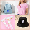 36Pcs 2 Sets 2 Styles Letter A~Z & Number 0~9 Polyester Embroidery Sew On Patches Sets PATC-TA0001-55C-6