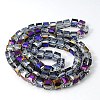 Electorplated Glass Beads EGLA-E006-3I-2