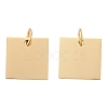 304 Stainless Steel Stamping Blank Tag Charms STAS-I311-28G-1