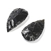 Rough Raw Hammered Natural Black Obsidian Beads G-H254-03-2