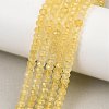 Dyed Natural Malaysia Jade Rondelle Beads Strands G-E316-2x4mm-47-8