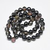 Electroplate Glass Beads Strands EGLA-Q086-12mm-02-2