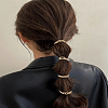 4Pcs Elastic Fiber Hair Ties for Women OHAR-LP0004-41-3