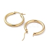 Ring 304 Stainless Steel Hoop Earrings for Women Men EJEW-B049-01B-G-2