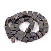 Electroplate Non-magnetic Synthetic Hematite Beads Strands G-Q986-006D-2