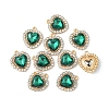 Alloy Crystal Rhinestone Charms ALRI-YW0001-01G-1