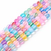 Synthetic Moonstone Beads Strands G-E573-01B-13-2