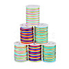 6Rolls 6 Styles Segment Dyed Polyester Thread NWIR-TA0001-47A-1