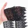 Lace Trim Nylon Ribbon SRIB-WH0006-26B-3