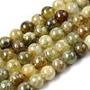 Natural Green Garnet Beads Strands G-G344-A04-8mm-2