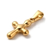 PVD Vacuum Plating 304 Stainless Steel Pendants STAS-M322-14G-2