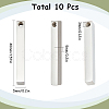 10Pcs 304 Stainless Steel Pendants FIND-SC0010-30-2