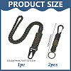 2Pcs Polyester Cord Rope Rock Climbing HJEW-HY0001-45B-2