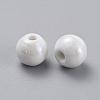 Glazed Porcelain Beads PORC-D001-8mm-04-2