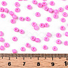 12/0 1.5~2mm Baking Paint Glass Seed Beads Loose Spacer Beads X-SEED-S001-K2-5
