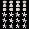 26Pcs 2 Styles UV Plating Ocaen Theme Transparent Resin Cabochons CRES-TA0001-54-10