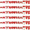 54Pcs 9 Styles Bowknot Alloy Enamel Pendants ENAM-DC0002-09B-1